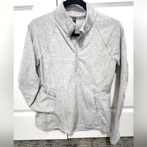 Kyodan Heathered Gray Quarter-Zip Pullover